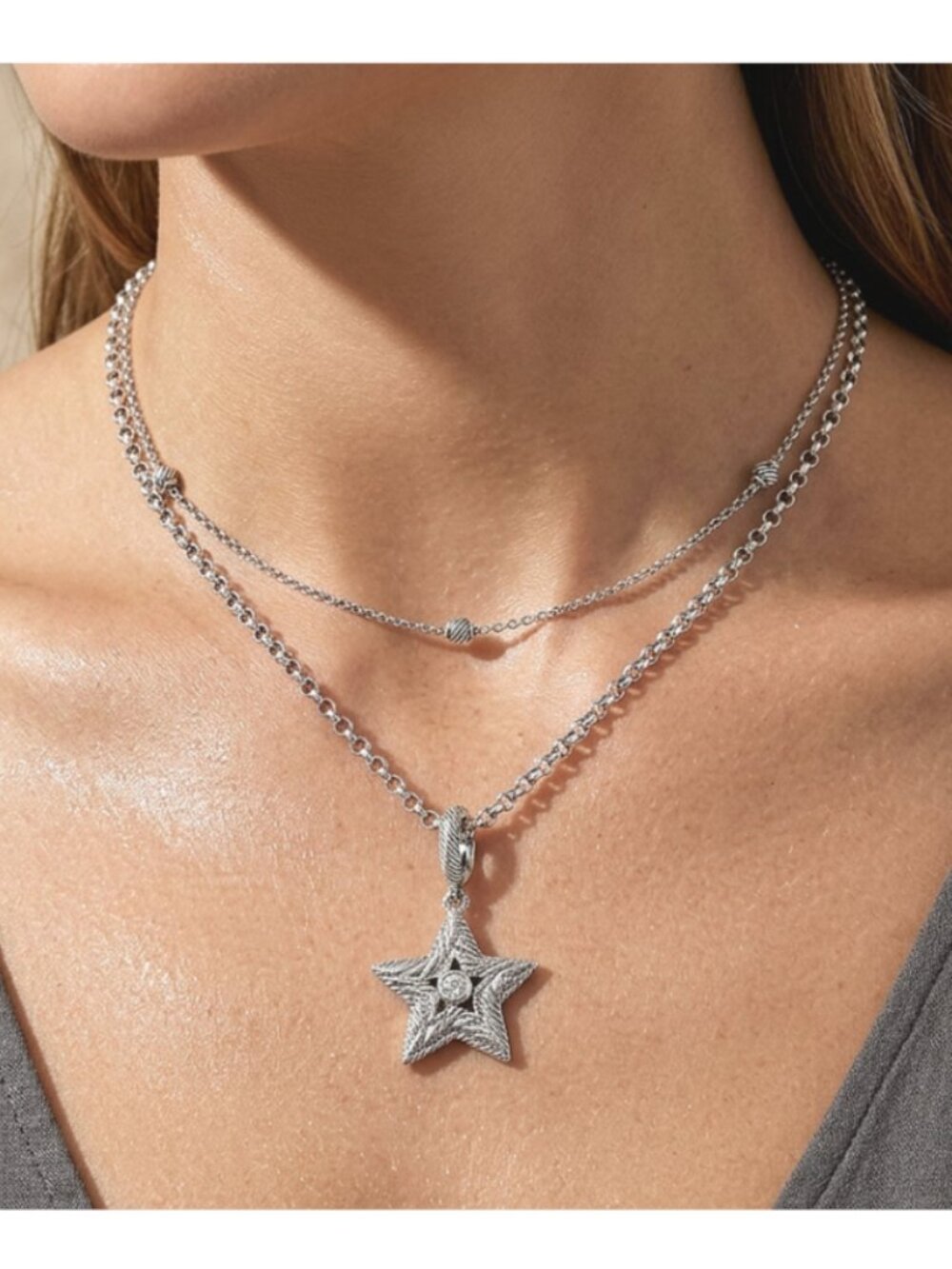 💎 #JudithRipka #SterlingSilver #StarCharm #StarCharm #LuxuryJewelry #Bling 💎